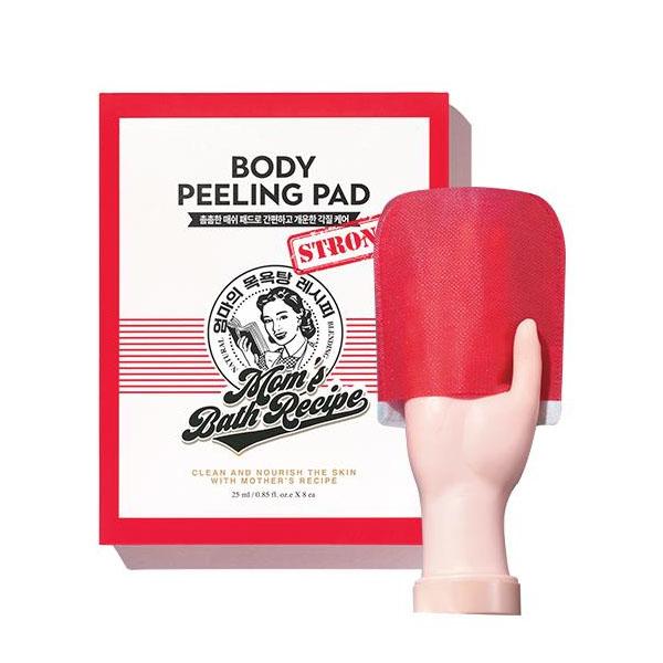 Mom's Bath Recipe BODY PEELING PAD TROUBLE 8EA