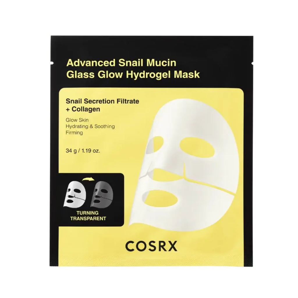 Cosrx Advanced Snail Mucin Glass Glow Hydrogel Mask 1pcs