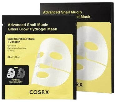 Advanced Snail Mucin Glass Glow Hydrogel Mask -&nbsp;3pcs